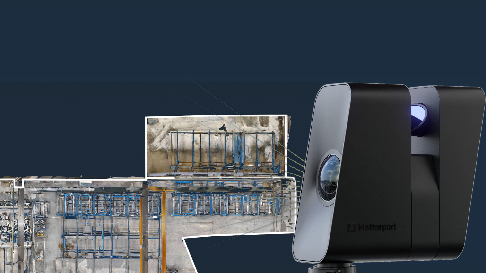 Tuotantotilan 3D-dokumentointi – Matterport Pro3 ja pistepilvi
